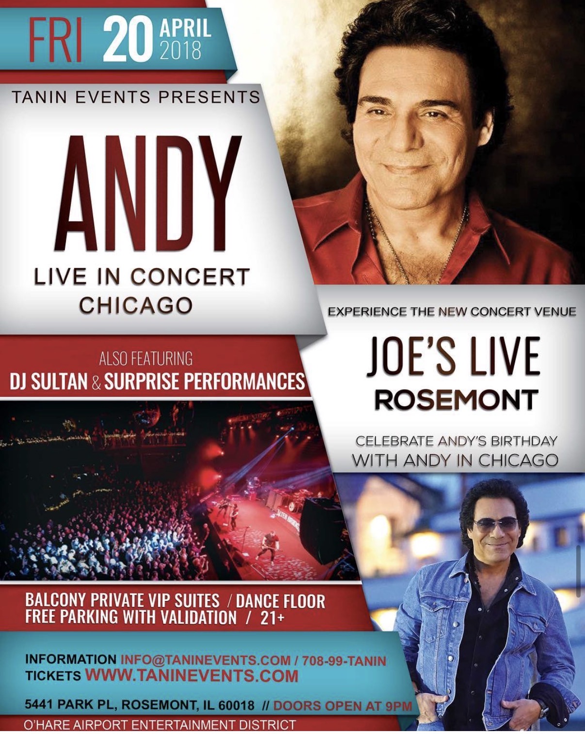 Andy Live in Concert Chicago